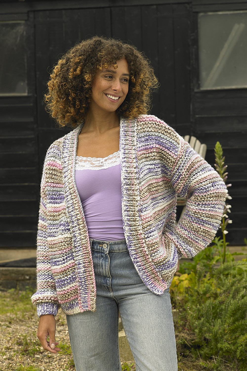 James C. Brett Undertones Super Chunky Cardigans Pattern JB998