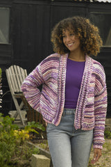 James C. Brett Undertones Super Chunky Cardigans Pattern JB998