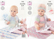 King Cole Beaches DK Blanket, Matinee Coat, Cardigan & Hat Pattern 5588