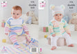 King Cole Cherish DK Cardigan, Trousers, Hat, Onesie & Blanket Pattern 5726