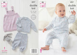 King Cole Cloud Nine DK Sweater, Pinafore Dress & Pant Pattern 6057