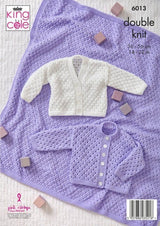 King Cole Comfort DK Baby Cardigan Pattern 6013