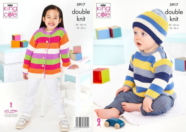 King Cole Cottonsoft Crush DK Cardigan & Top Pattern 4769