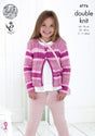 King Cole Cottonsoft Crush DK Cardigans Pattern 4776