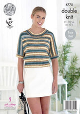 King Cole Cottonsoft Crush DK Tops Pattern 4775