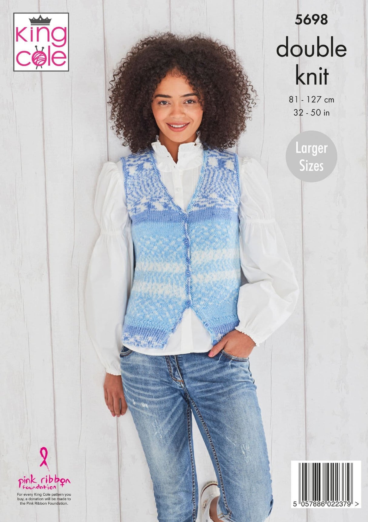 King Cole Fjord DK Cardigan & Waistcoat Pattern 5698