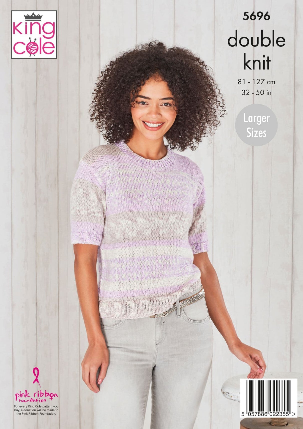 King Cole Fjord DK Sweater Pattern 5696