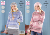 King Cole Fjord DK Sweater & Tunic Pattern 5653