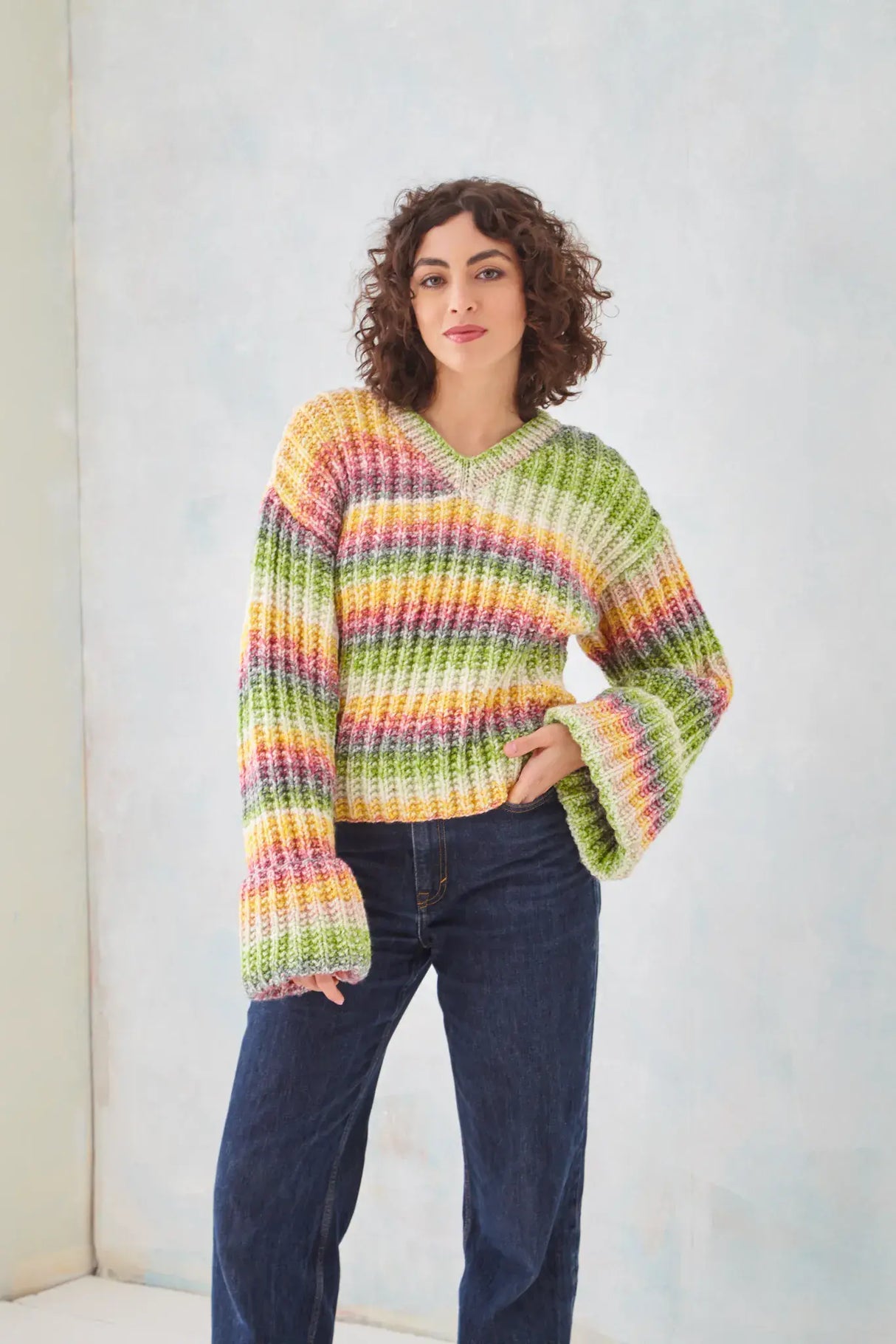 King Cole Hedgerow Chunky Cardigan & Sweater Pattern 6200