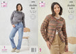 King Cole Homespun Prism DK Sweater & Cardigan Pattern 5998