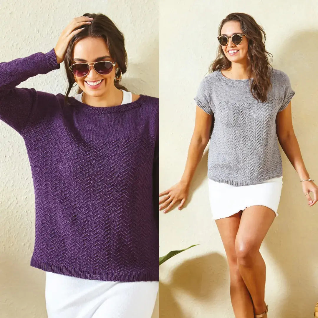 King Cole Linendale DK Sweater & Top Pattern 5990