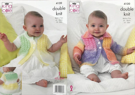 King Cole Melody DK Coats Pattern 4120