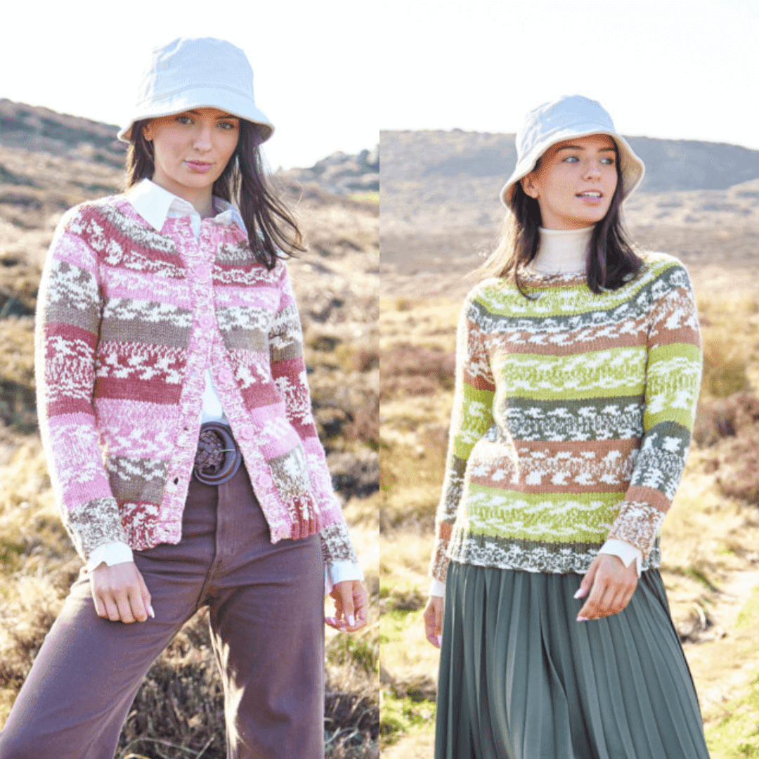 King Cole Nordic Chunky Cardigan & Sweater Pattern 5906