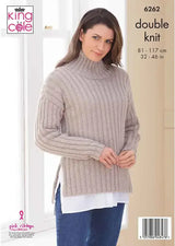 King Cole Orchard DK Sweater and Sleeveless Jacket Pattern 6262