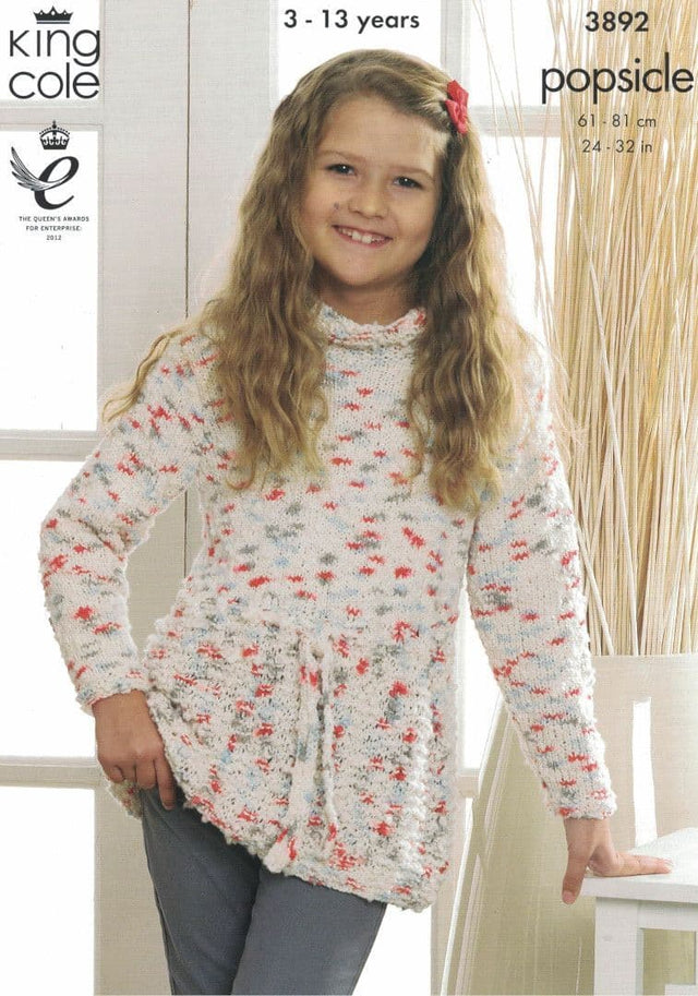 King Cole Popsicle DK Tunic & Top Pattern 3892