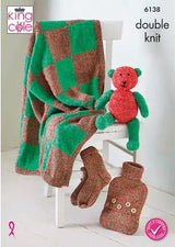 King Cole Pricewise Twirly DK Christmas Accessories Pattern 6138