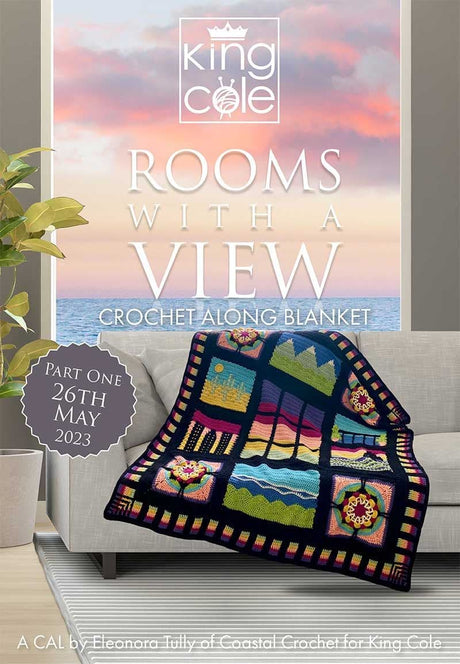 King Cole Rooms with a View Big Value DK Yarn Bundle - LIGHTS OFF Crochet Along (CAL)