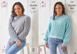 King Cole Simply Denim DK Sweaters Pattern 6159