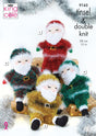 King Cole Tinsel Chunky Pattern 9163 Sleeping Santa