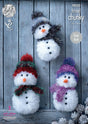 King Cole Tinsel Chunky Snowman Pattern 9030