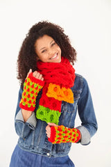 King Cole Toastie Super Chunky Snood, Hat & Scarf Pattern 6232