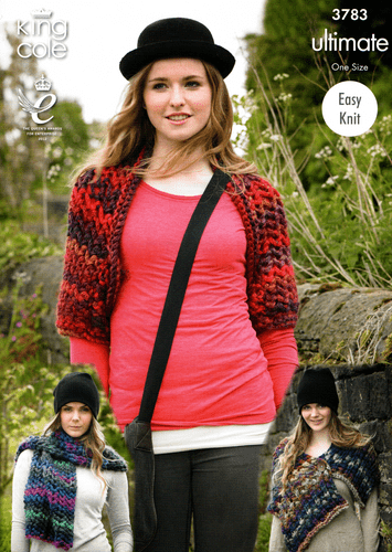 King Cole Ultimate Shrug Pattern 3783