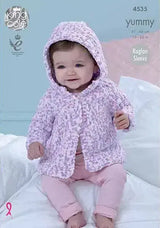 King Cole Yummy Chunky Jackets Pattern 4535