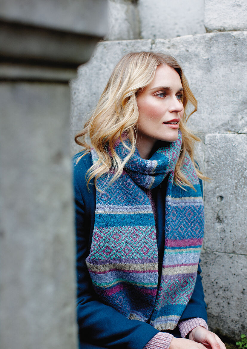 Rowan Felted Tweed DK Eliot Scard & Cardigan Pattern By Lisa Richardson