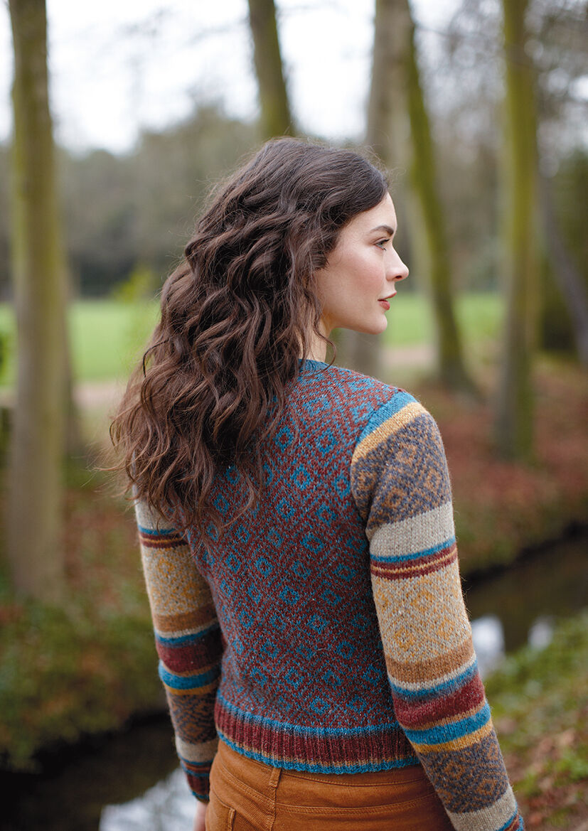Rowan Felted Tweed DK Eliot Scard & Cardigan Pattern By Lisa Richardson