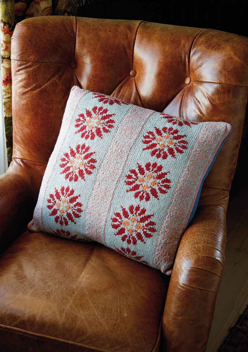 Rowan Soft Yak DK Torfinn Cushion Cover Pattern By Arne & Carlos