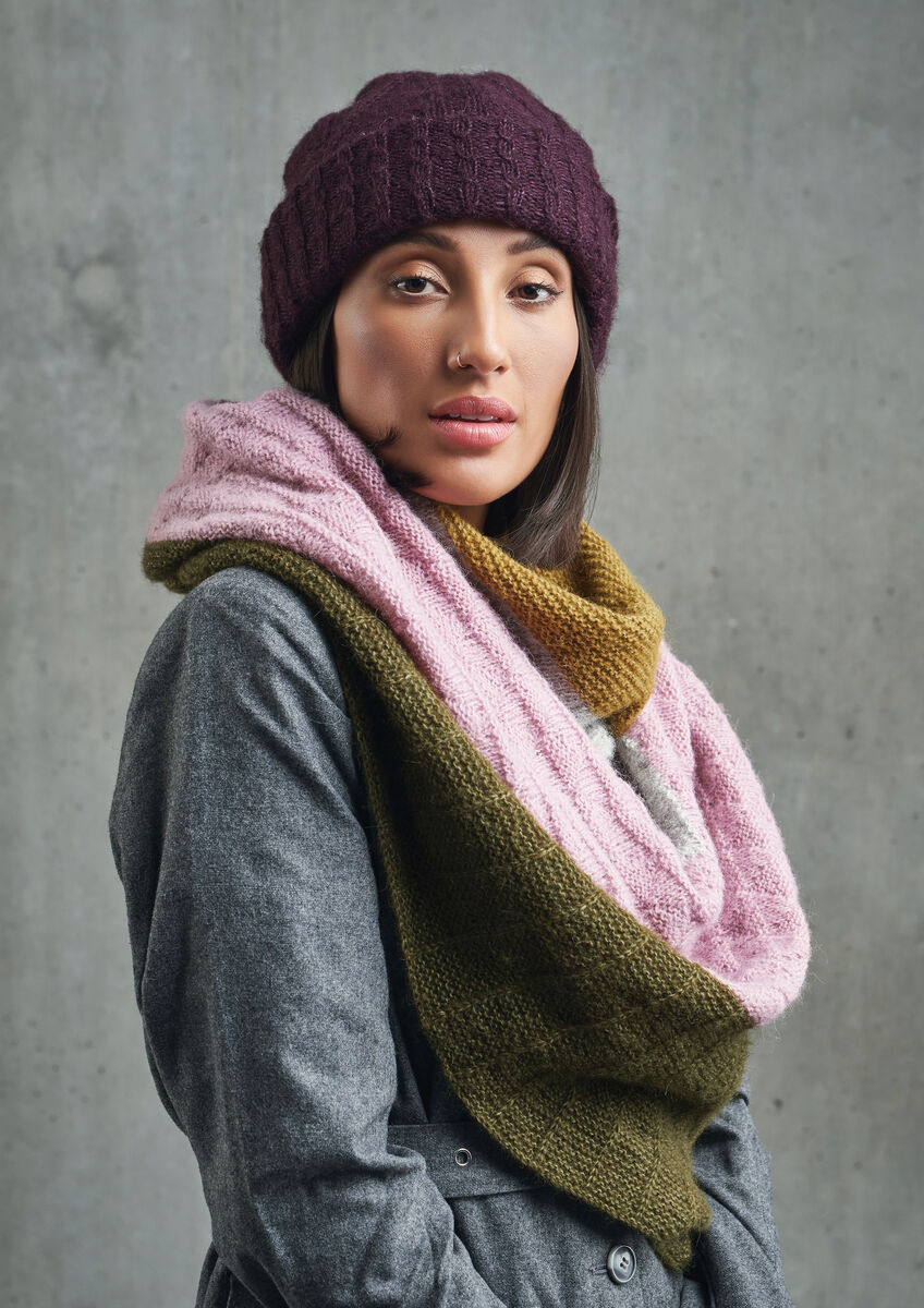 Rowan Alpaca Classic DK Shoreditch Hat Pattern By Georgia Farrell