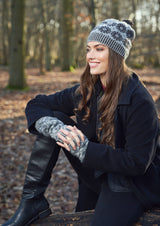 Rowan Alpaca Soft DK Lattice Armwarmers Pattern By Martin Storey