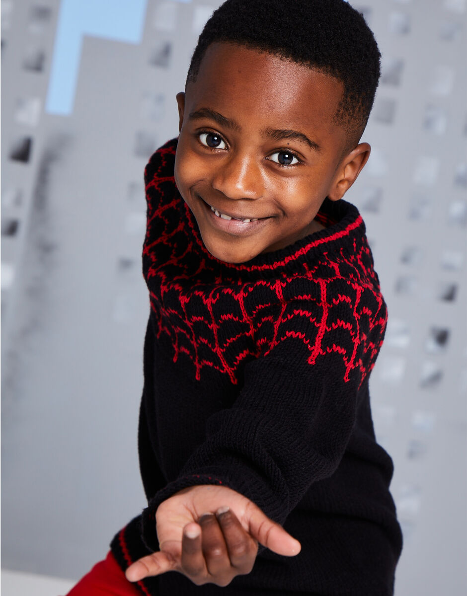 Sirdar Replay DK Superhero Spider Web Sweater Pattern 2614