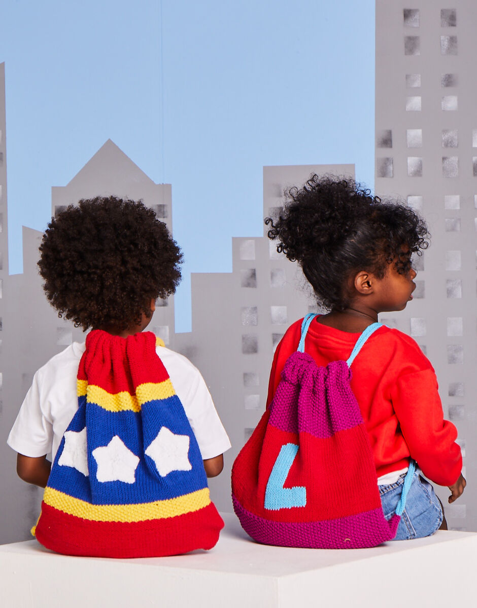 Sirdar Replay DK Superhero Gadget Bags Pattern 2622