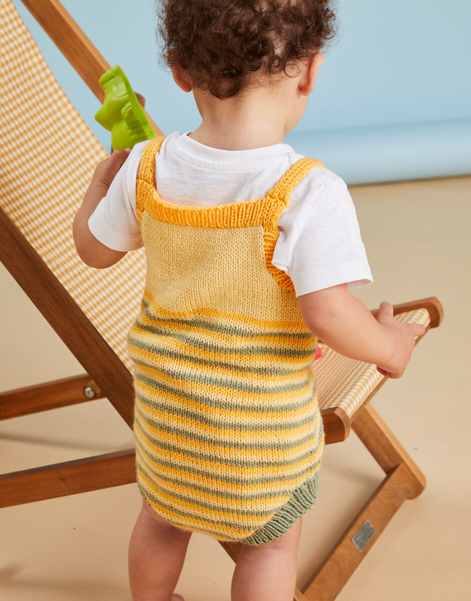 Sirdar Snuggly DK Sandcastle Romper Pattern 5505
