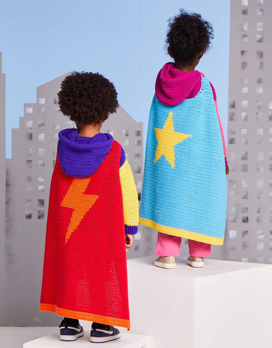 Sirdar Replay DK Superhero Hoodie & Cape Pattern 2616