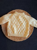 Woolcraft Babycare Prints DK Bobble Sweater Pattern WC3012