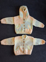 Woolcraft Jarol Baby Supersoft Swirl DK Cardigans Pattern WC3014