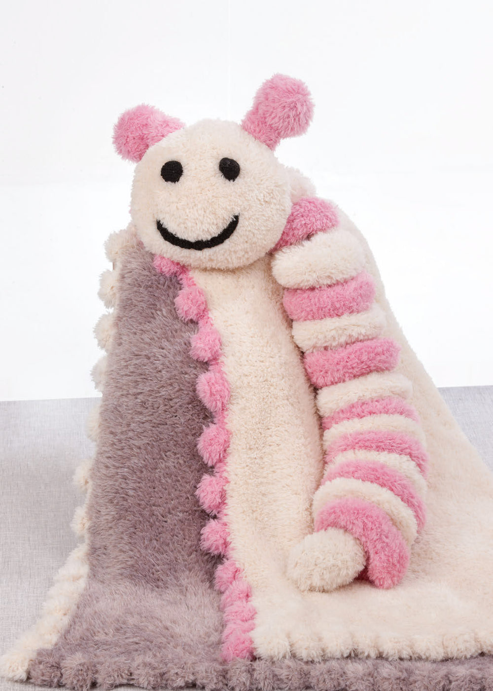 Wendy Peter Pan Precious Chunky Bobble Edge Blanket Caterpillar