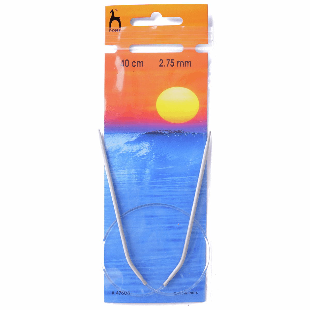 Pony Fixed Circular Knitting Needles - 40cm