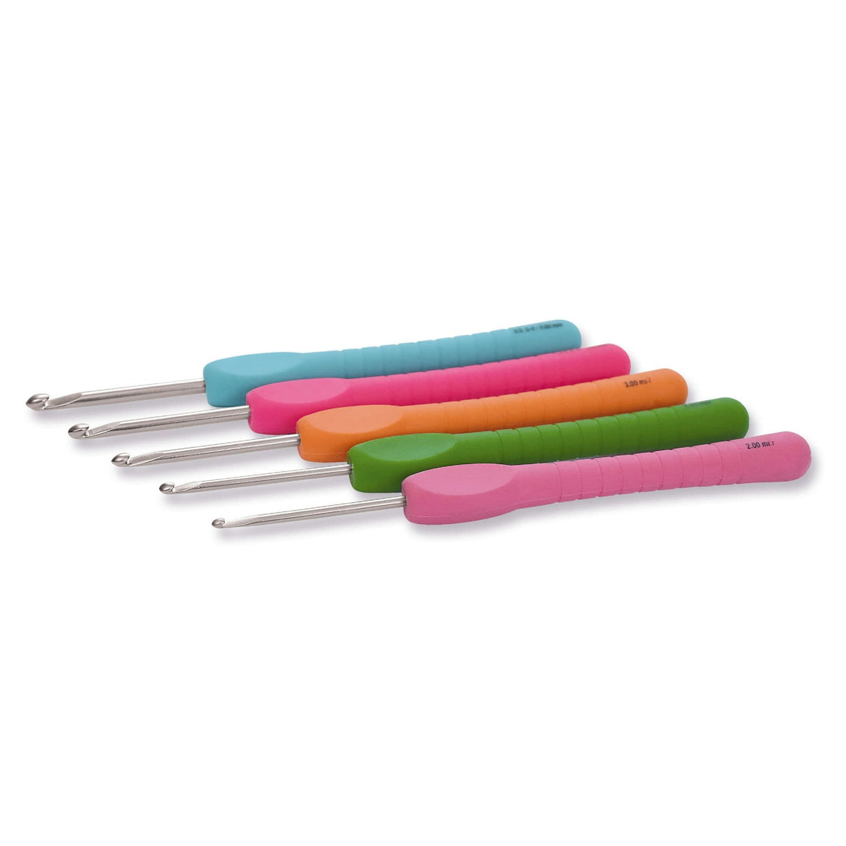 Pony Polka Dot Easy Grip Crochet Hook Set - Set of 5