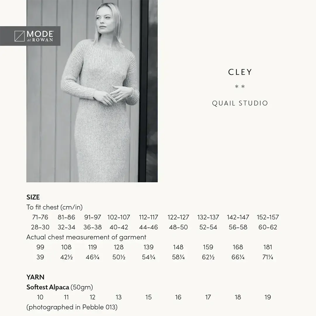 Rowan Mode Cley Dress Pattern by Quail Studio