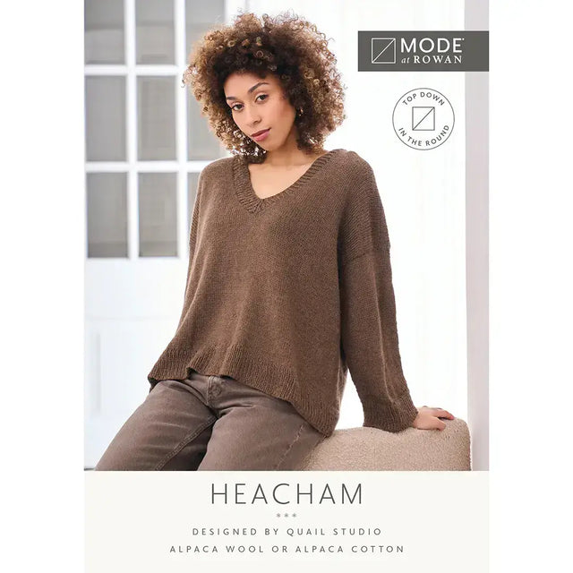 Rowan Mode Heacham Sweater Pattern by Quail Studio