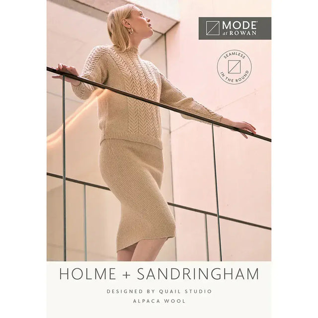 Rowan Mode Holme & Sandringham Sweater and Skirt Pattern by Quail Studio