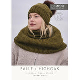 Rowan Mode Salle & Highoak Snood and Hat Pattern by Quail Studio