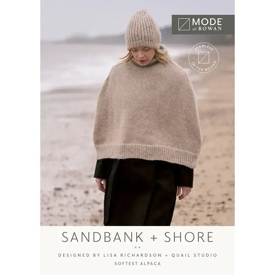 Rowan Mode Sandbank & Shore Hat and Poncho Pattern by Quail Studio