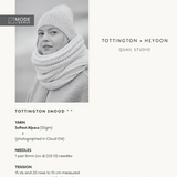 Rowan Mode Tottington & Heydon Snood and Hat Pattern by Quail Studio