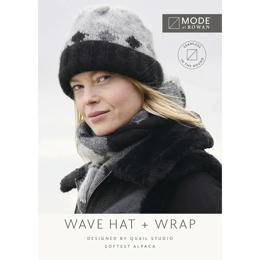 Rowan Mode Wave Hat & Wrap Pattern by Quail Studio – Littlewoolshop.com