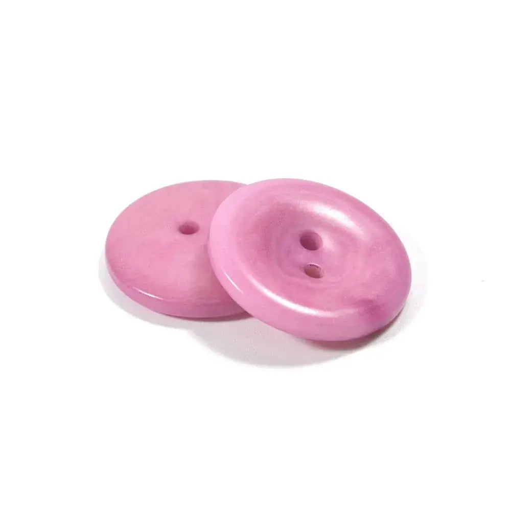 Set of 2 Cup Shape Buttons [W100] 20mm