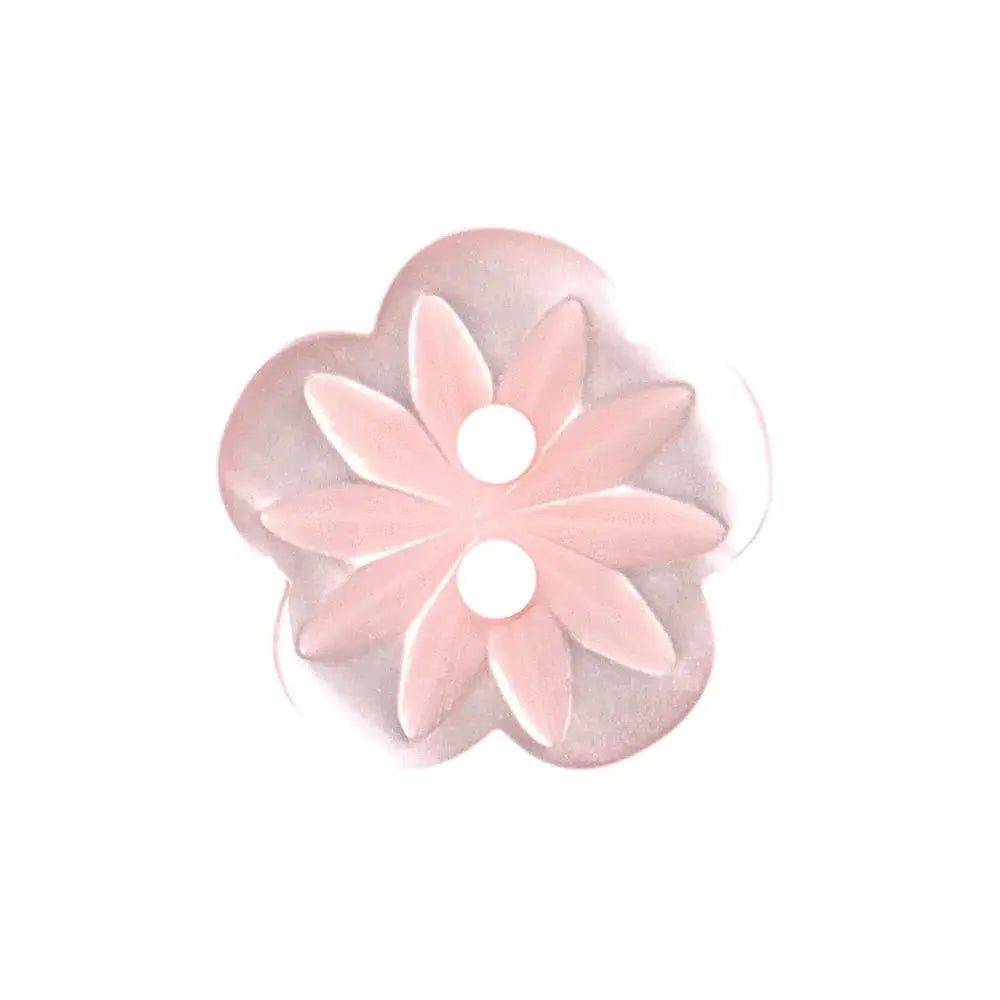 Set of 2 Petal Design Flower Buttons [P3] 18mm